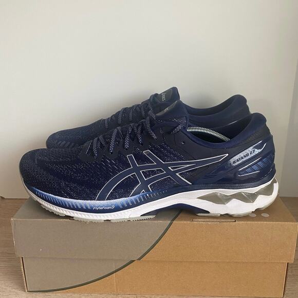 ASICS Gel Kayano 27 Navy/White Men Running Shoes 1011767- SZ 14 main image 7